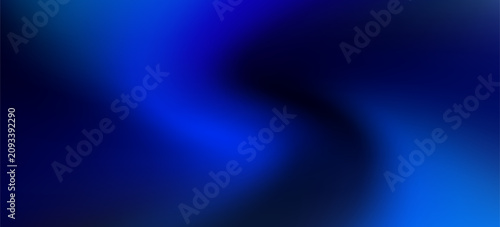 Deep blue ocean gradient wallpaper. Abstract deep dark navy underwater background. Night sky and deep water surface design. Blur sea backdrop for presentation, brochure, poster, banner. Vector