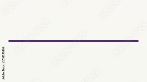Horizontal Purple Line on White Background for Graphic Design Projects