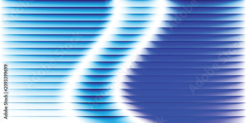 Bild auf Leinwand Ripple gradient glass background