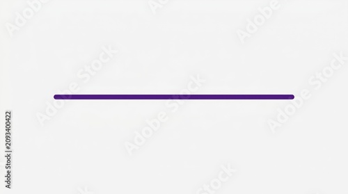 Purple Horizontal Line on White Background