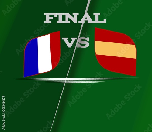 France versus Spain 