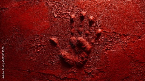 red paint background