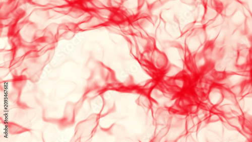 Abstract red smoke waves on...