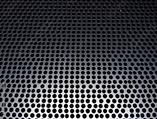 Perforated Metal Sheet Texture Abstract Pattern
