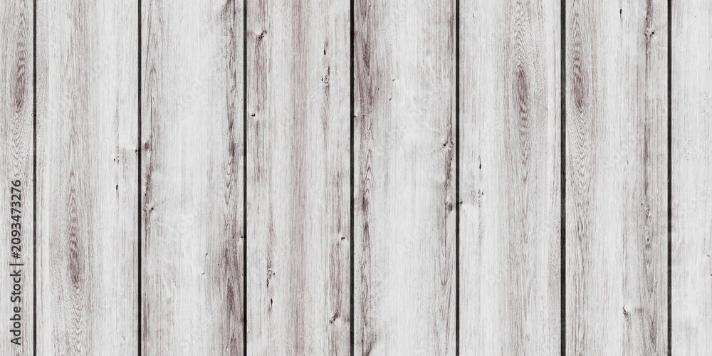 Fototapeta premium Weathered white wooden plank texture background, ideal for product mockups, branding, advertising, packaging, and rustic interior design.