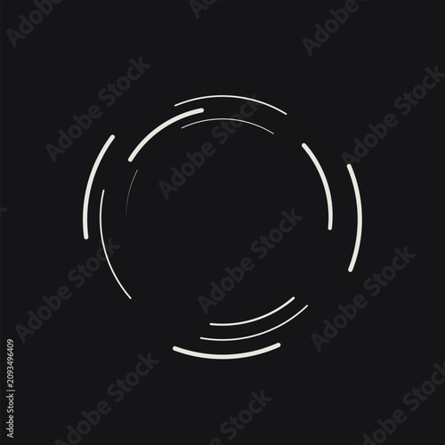 Fotografie radial monochrome quintuple spiral background