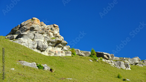 Tableau sur toile A rocky massif on the Bucegi Plateau