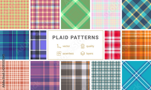 Foto Plaid bundle for ties and neck accessories