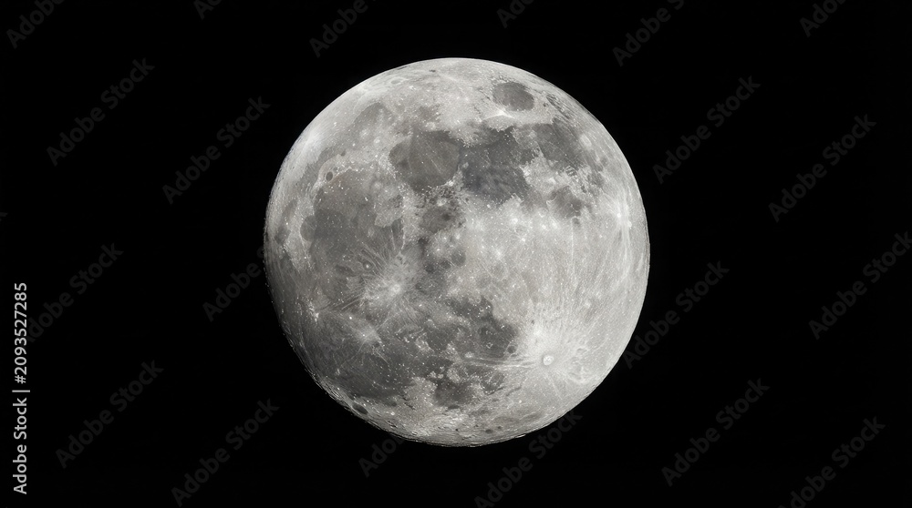 Obraz premium Happy halloween day full moon in the dark sky