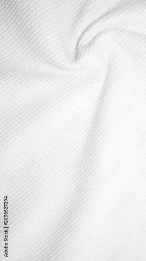 Fototapeta premium Soft White Fabric with Subtle Diagonal Lines and Textures