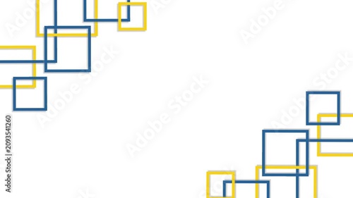 Simple square geometric business background frame