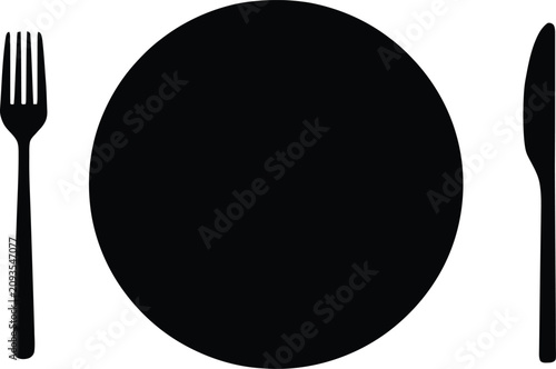 Quadro su tela Black silhouette of human hands in prayer position against  clasped hands