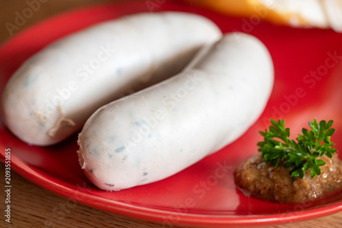 Tapety artystyczne white sausages