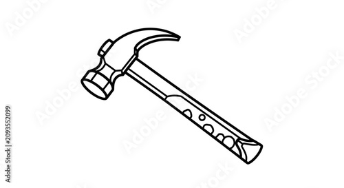 Bild auf Leinwand Professional Geologist Rock Hammer - Tool for Mineral and Fossil Exploration