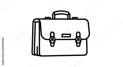 Professional Leather Briefcase for Business and Travel