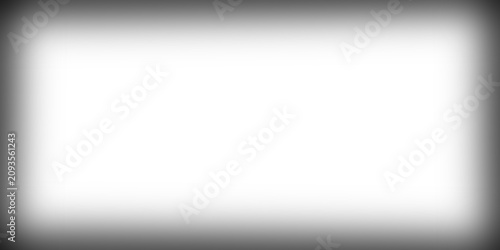 Obraz na płótnie Soft shadow rectangle frame isolated on transparent background with realistic blurred edges
