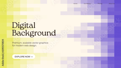 Vibrant Abstract Pixel Gradient Background Blending Seamlessly for Modern Web Design and Contemporary Digital Art Projects.