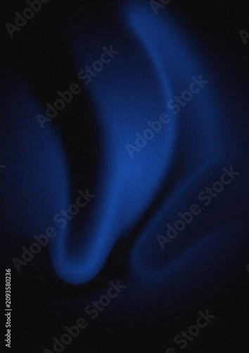 Abstract dark blue fluid waves background, with soft gradient, lighting and smooth, flowing curves