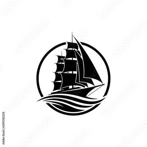 sailing ship silhouette