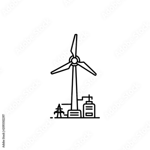 wind turbine and windmill