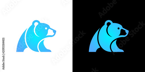 Vászonkép The beruang animal in a visually appealing artistic representation for users loo