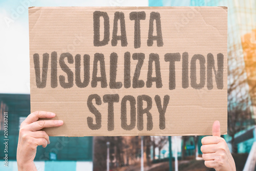 Картината върху платно "Data Visualization Story" Graphs communicate complex findings clearly