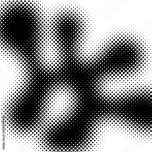 Radial halftone burst texture. abstract dotted graphic pattern. monochrome dot matrix element. modern geometric backdrop design with halftone monochrome abstract background gradient artistic