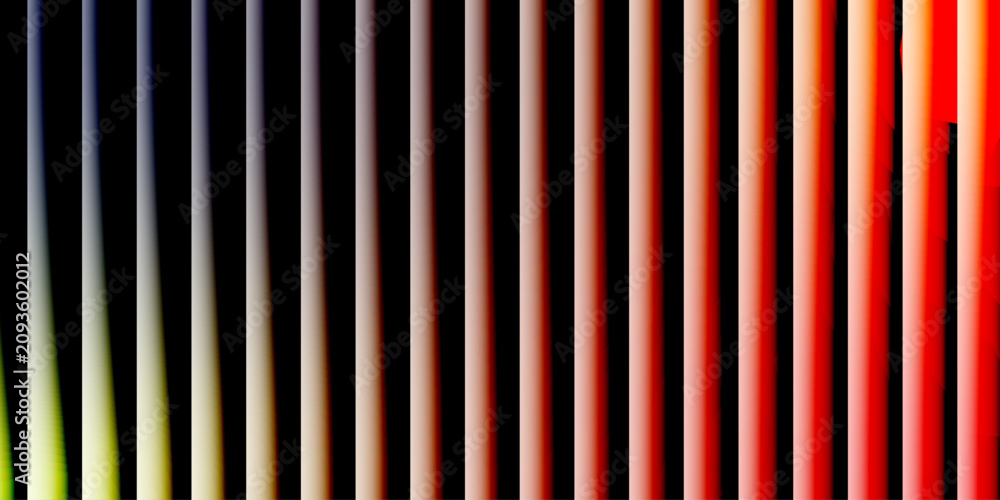 Ταπετσαρία Chromatic Parallelism A striking visual symphony of vertical lines transitions from a cool spectrum to a fiery intensity, creating a sense of depth and vibrant energy