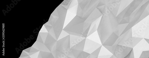 Detailed abstract white geo...