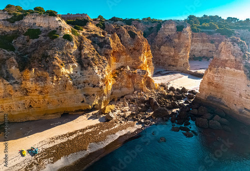 Marinha Beach in the Lagoa Municipality, Algarve, Portugal