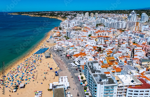 Beach in Armacao de Pera, Silves, Algarve, Portugal