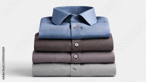 Stacked shirts showcase refined menswear style and elegance