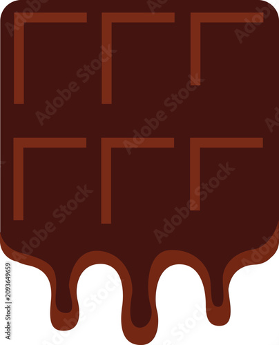 chocolate bar vector illustration concept design