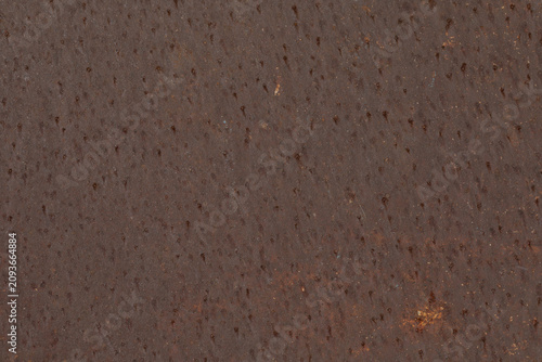 Bilde på lerret Rusted Steel Plate Texture, Weathered Metal Background