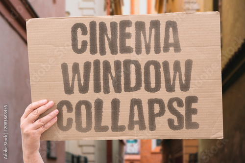 Fotografija "Cinema Window Collapse" Movies stream same day as release