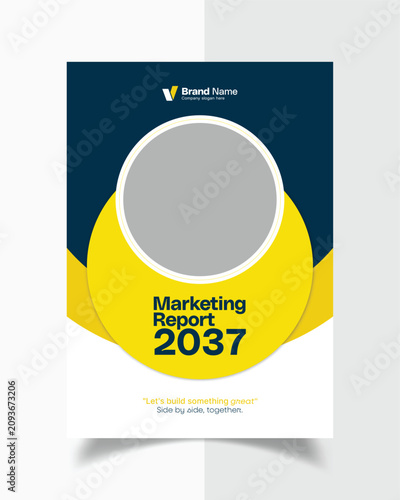 Modern Corporate Business Brochure Cover Design Template | Professional Company Profile Cover | Brochure Cover Page Design