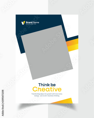 Modern Corporate Business Brochure Cover Design Template | Professional Company Profile Cover | Brochure Cover Page Design