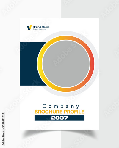 Modern Corporate Business Brochure Cover Design Template | Professional Company Profile Cover | Brochure Cover Page Design