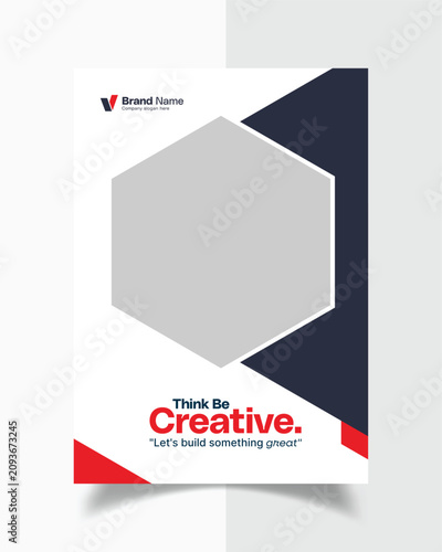 Modern Corporate Business Brochure Cover Design Template | Professional Company Profile Cover | Brochure Cover Page Design
