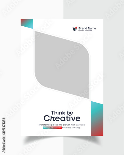 Modern Corporate Business Brochure Cover Design Template | Professional Company Profile Cover | Brochure Cover Page Design