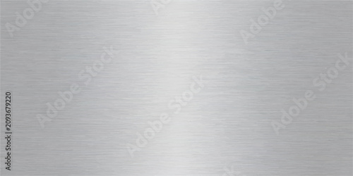 Fotografie Abstract metallic brushed surface texture with linear brushed pattern, reflecting light with a soft sheen, suggesting industrial material or modern design element