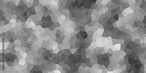 Uneven divisions creating an artistic broken effect. black and white abstract mosaic pattern background with geometric tile texture. Geometric seamless Polygon mosaic triangle Background.