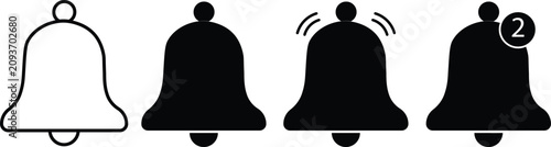Bild auf Leinwand Notification icon