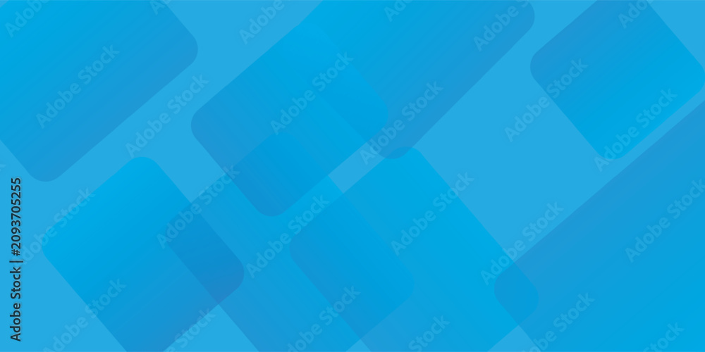 Obraz premium Abstract Light Blue Geometric Background with Overlapping Diagonal Rounded Rectangles