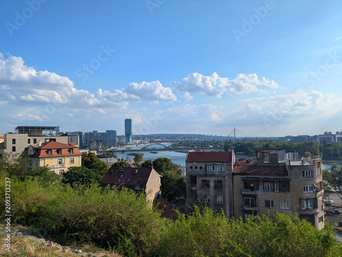 Skyline cityscape architecture Belgrad Serbia