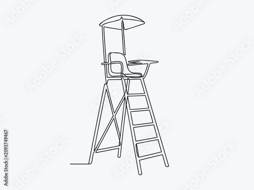 Outline illustration of a whistle on a lanyard, essential for sports coaching