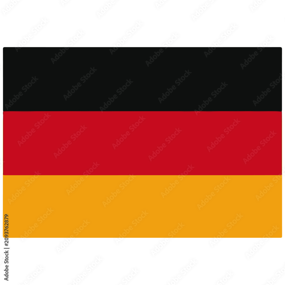 Obraz premium Germany Flag Vector Graphic Illustration