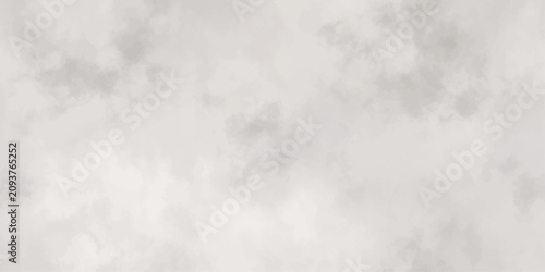 Quadro su tela Vintage Old Paper Texture Background with White Clouds in Blue Sky, Abstract Wea