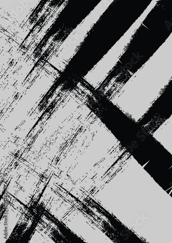 Photos Monochrome Abstract Expressionism Paint Brush Stroke Pattern