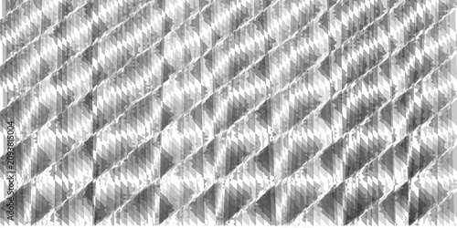 Картината върху платно Grayscale geometric abstract pattern featuring diagonal grid lines and subtle sh